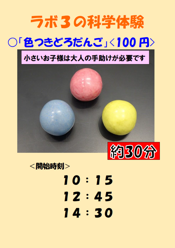 画像：ラボ3タイムスケジュール
