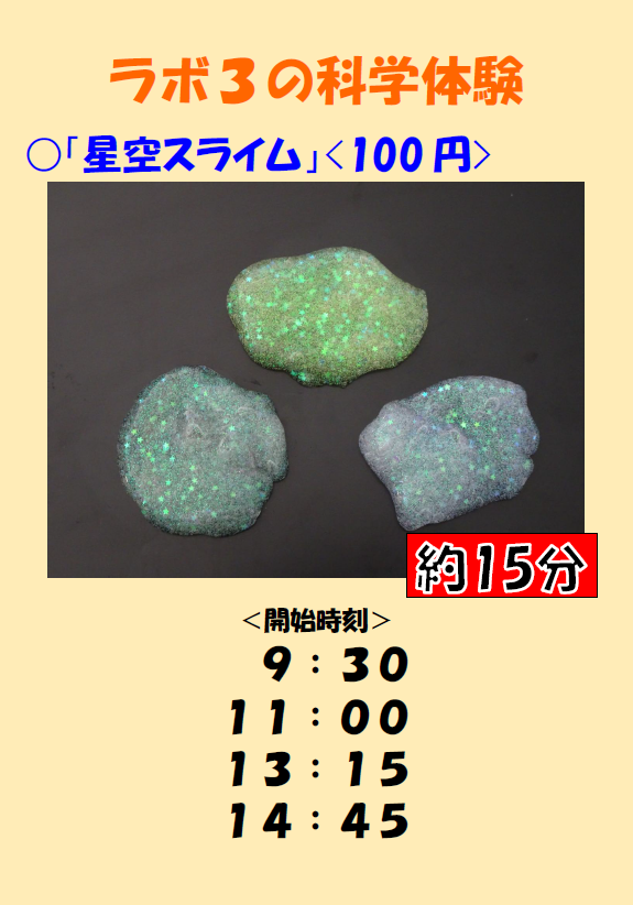 画像：ラボ3タイムスケジュール