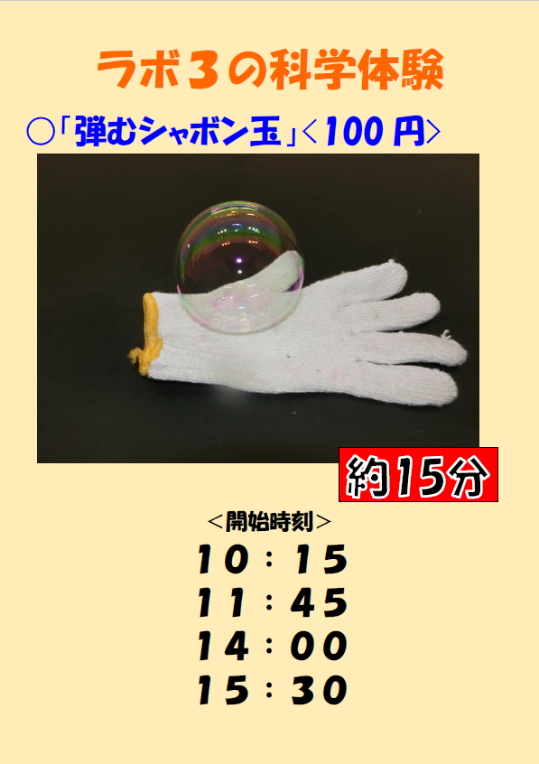 画像:ラボ3タイムスケジュール