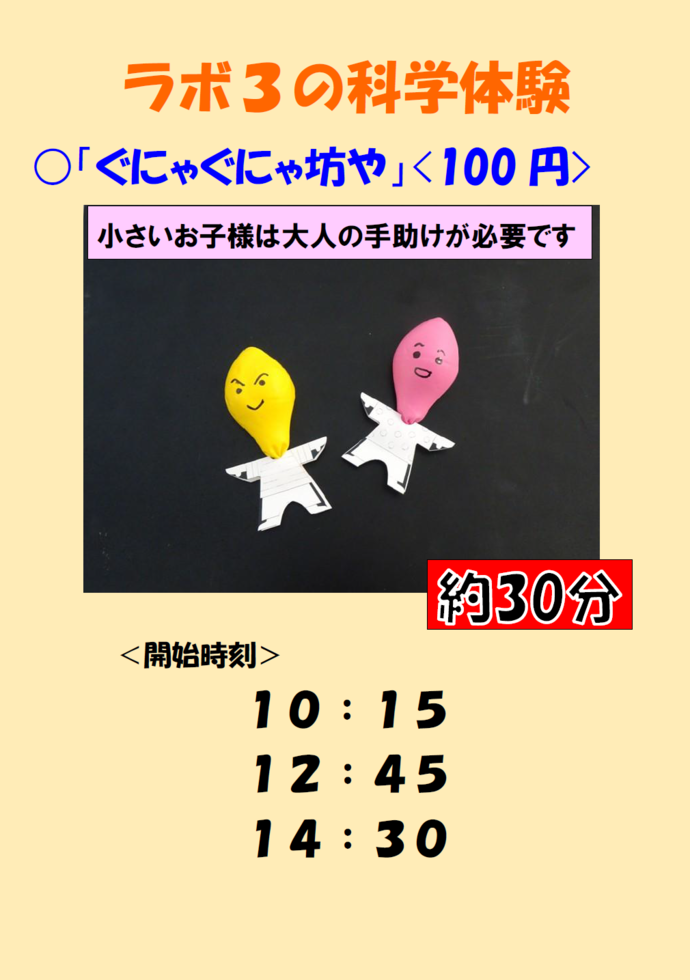 画像：ラボ3タイムスケジュール