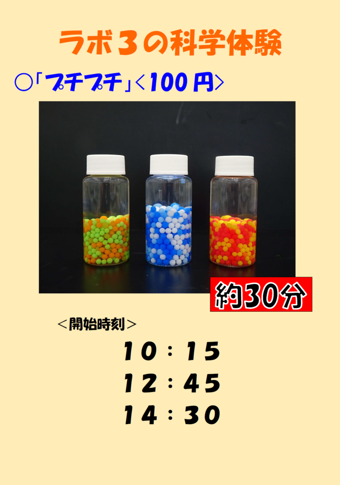 画像：ラボ3タイムスケジュール