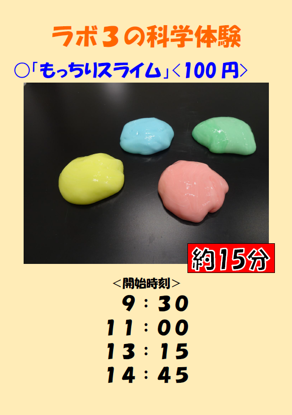 画像：ラボ3タイムスケジュール