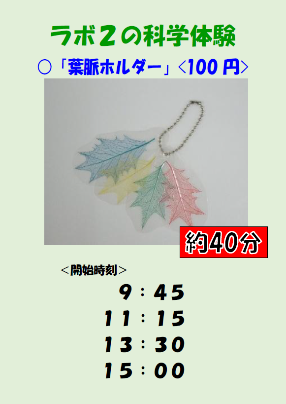 画像：ラボ2タイムスケジュール
