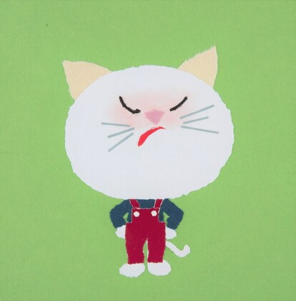 せなけいこ ふうせんねこ 原画　1972年
