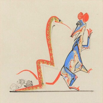 瀬川康男 じゅうにし　ものがたり 原画　1991年