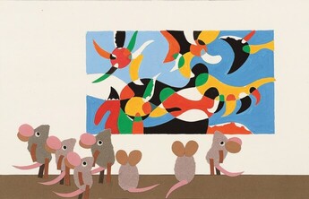 レオ・レオーニ『マシューのゆめ』原画 1991年 Matthew's Dream (c) 1991 by Leo Lionni/Knopf Works by Leo Lionni, On Loan By The Lionni Family