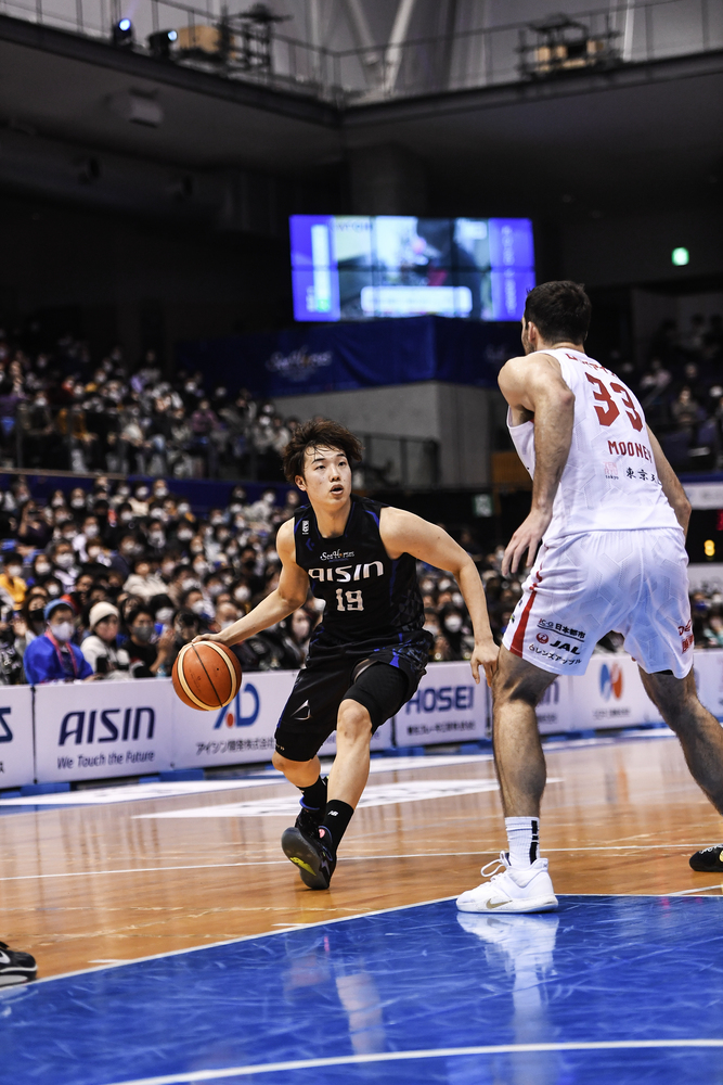 西田　優大選手　プレー写真