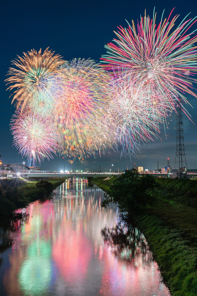 わんさか祭りの花火