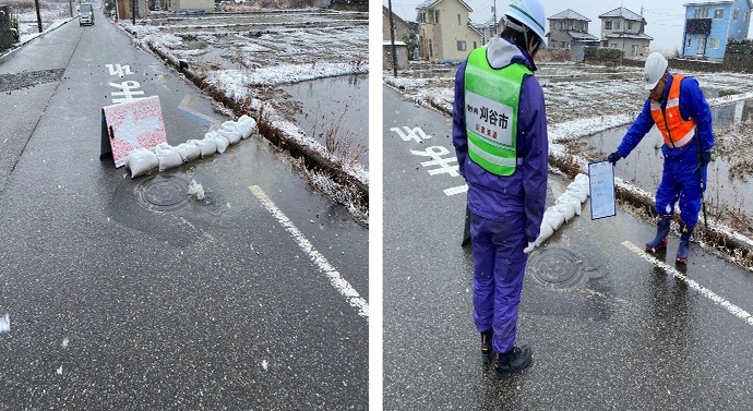 下水道管路の破損に