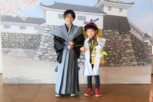 着装体験の様子