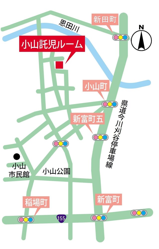 すくすく広場地図