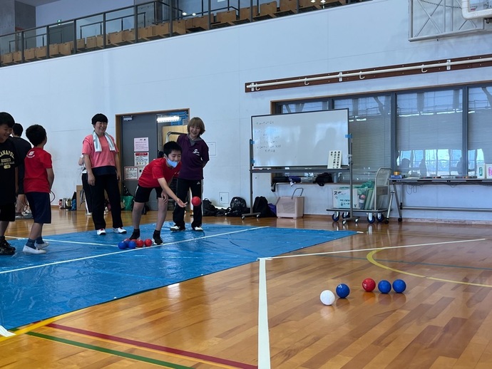 ボッチャの様子