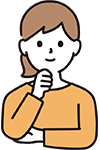 納得した女性のイラスト