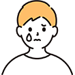 悲しむ男性のイラスト