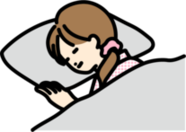 寝る