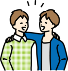話す