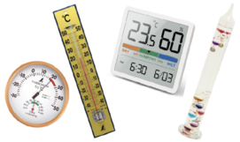 温度計、湿度計画像