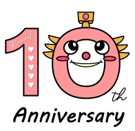画像：10周年ロゴ