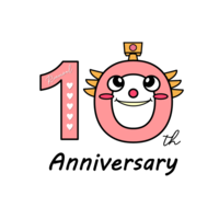 画像：10周年ロゴマーク