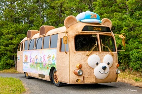 ダッフィーバスの写真