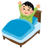 早起きをするこども