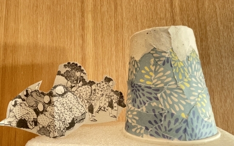 富士山張り子インテリア