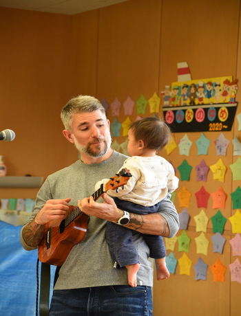 写真：マイケル先生とABCで楽しもう　前期の参考写真