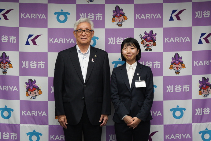 JICA海外協力隊員表敬訪問
