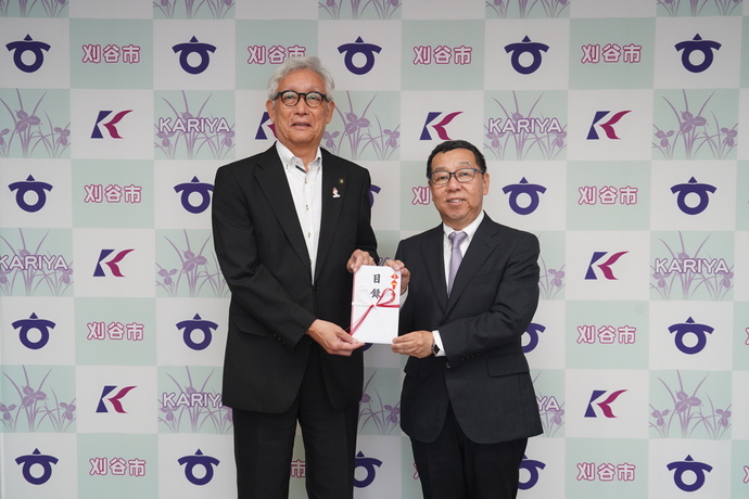 日高工業株式会社様寄附贈呈式