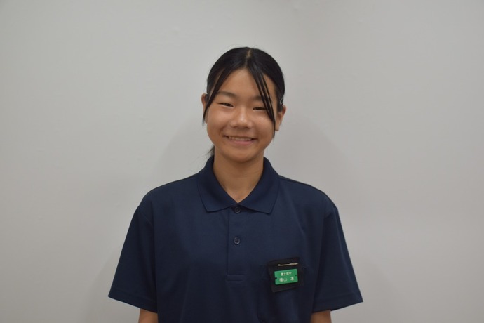 横山　凛さん（富士松中）