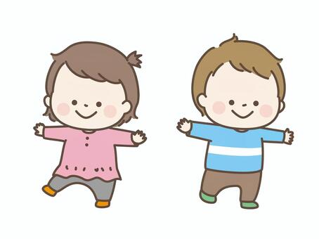 写真:よちよち親子ひろばイラスト